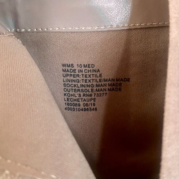 Lauren Conrad Women's Ankle Boots, Taupe, Suede Look, Size 10M. NEW! - Picture 9 of 10